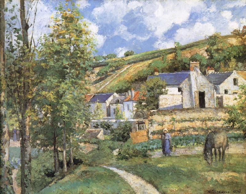 Camille Pissarro Pang map of the iceberg Schwarz oil painting image